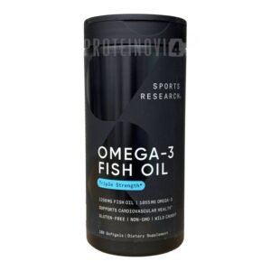 Sports Research Alaskan Omega - 3 Fish Oil Triple Strenght 180Softgels