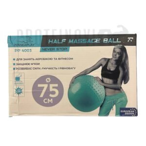 PowerPlay Gymball PP 4003 75см фітбол напівмасажний + помпа