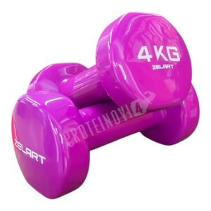Zelart TA-5225-4 Гантелі для фітнесу вінілові комплект (2шт*4кг)